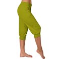 thumbnail image 2 of Timegard Womens Sweatpants Capri Pants Cinch Bottom Solid Color Cropped Joggers Workout Pants with Pockets, 2 of 6