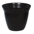 thumbnail image 1 of 6 POUCES POT DE FLEURS ÉLÉMENTAIRE EN FORME DE CLOCHE - NOIR, 1 of 1