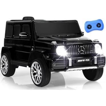OLAKIDS Licensed Mercedes Benz G63 Kids Ride On Car, 12V Electric Vehicle with Remote Control, Double Open Doors, Music, Bluetooth, Wheels Suspension, Battery Powered for Children Boy Girl