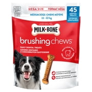 Milk-Bone Brushing Chews Dental Dog Treats for Medium Dogs