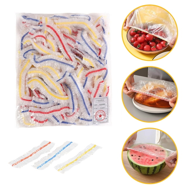 TIMIFIS Plastics Wrap Chromas Disposables Plastic Wrap Refrigerator Food Odor-Proof Plastic Wrap Food Cover Dustproofs Leftovers Cover Kitchen Appliances