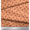 thumbnail image 3 of Soimoi Cotton Voile Fabric Guitar Musical Instrument Print Fabric by Yard 56 Inch Wide, 3 of 3
