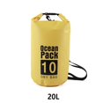 thumbnail image 3 of Waterproof Bags Multifunctional Outdoor Backpack Large-Capacity Equipment Foldable Kayak Rafting Bag Pool Beach Sports Yellow 20L Shoulders, 3 of 9