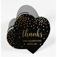 thumbnail image 3 of Inkdotpot Gold Foil Paper Hang Tags Thanks For Celebrating With Me Birthday Favor Tags 50 Pieces, 3 of 6