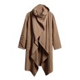 thumbnail image 2 of LOVZFMLL Cardigan pour Femmes Coupe-Vent pour Hommes Cardigan Cape Mi-Long à Manches Longues, 2 of 8