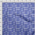 thumbnail image 4 of oneOone Georgette Viscose Medium Blue Fabric Geometric Sewing Craft Projects Fabric Prints By Yard 42 Inch Wide, 4 of 4
