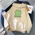 thumbnail image 1 of Pntutb Grande Taille Liquidation! Mode pour Femmes Manches Longues Mignonne à Capuche Imprimée Blouse Ample Hauts, 1 of 3