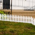 thumbnail image 2 of Miangastore 10Pcs Fence Solid Plastic Fencing DIY Delicate Garden Courtyard Lawn Guardrail, 2 of 9