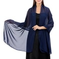 thumbnail image 1 of Womens Soft Silky Shawls And Wraps For Evening Party Elegant Wedding Scarves, 1 of 9