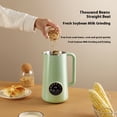 thumbnail image 4 of Multifunctional soymilk maker, automatic nut milk maker, 800ml, 8 functions with self-cleaning, digital display, mint green, 4 of 8