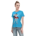 thumbnail image 4 of Women's Basic Short Sleeve T-Shirt Sailor Moon Rei Hono, 4 of 6