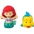 thumbnail image 1 of Disney Princess Ariel & Flounder Little People Figure Set, 2 Toddler Toys, 1 of 6