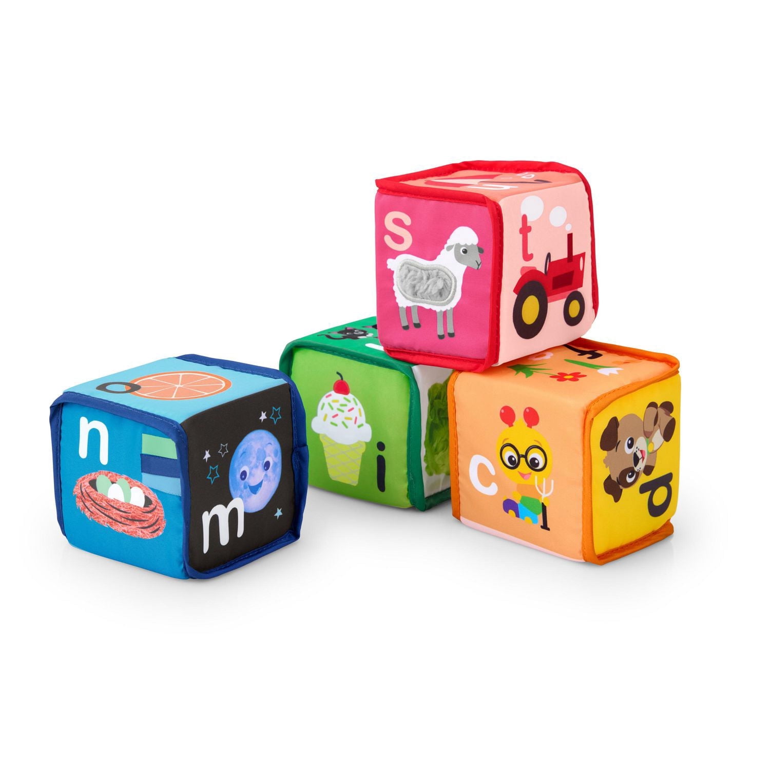 Baby Einstein Farm Explorers Alpha Stacks Soft Blocks - Walmart.ca
