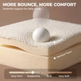 thumbnail image 4 of HOMCOM Office Chair, Tilt Swivel Desk Chair, Adjustable Height, Cream White, 4 of 10