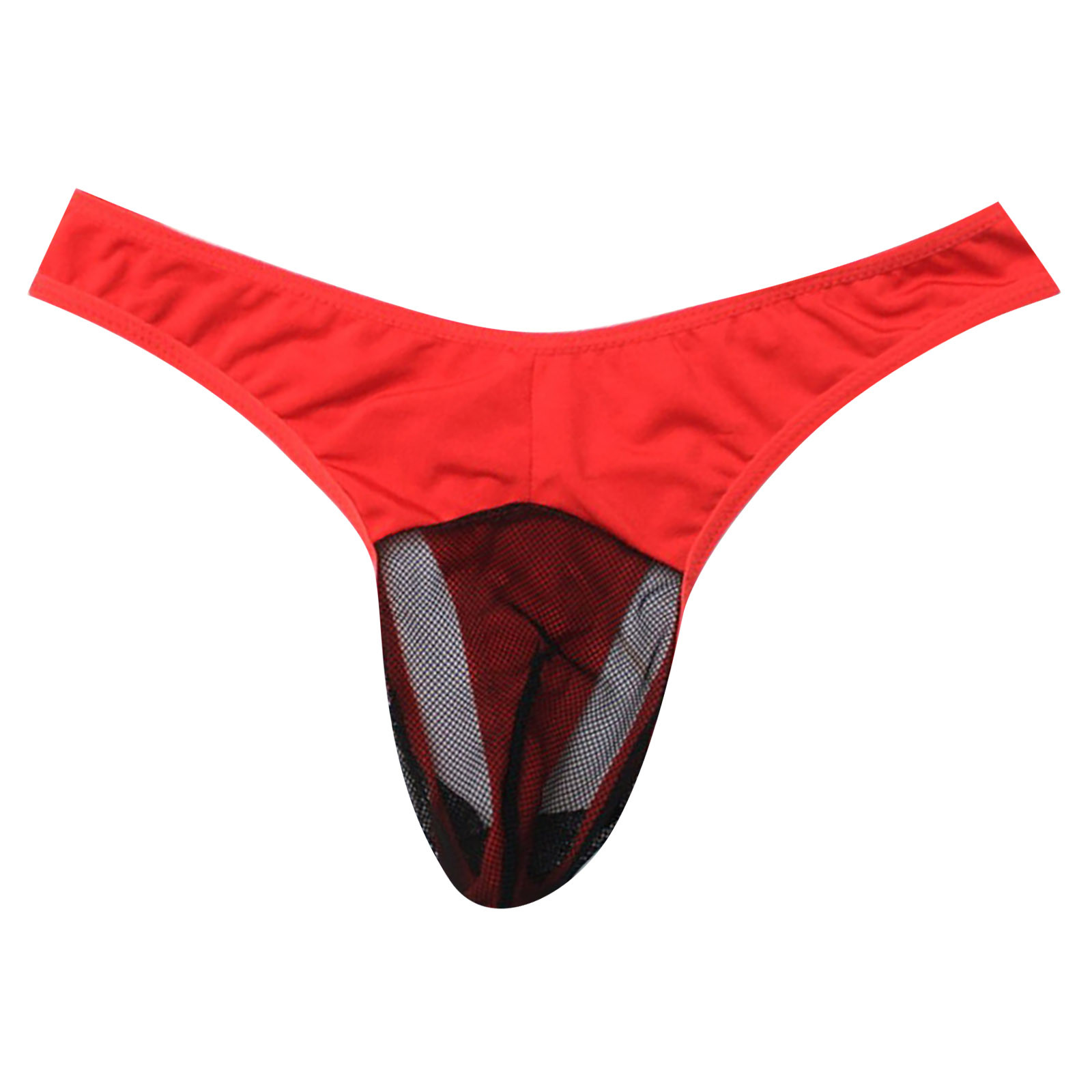 FhsagQ Underwear Mens Underwear Boxers Briefs Men's Underwear Mesh Transparent Breathable Men's Triangle Men's Underwear 3 Pack Super Fit Men's Underwear with Pouch 4Xl Red One Size