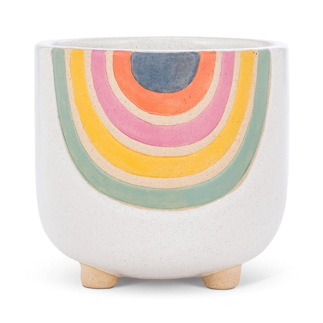 Set of 12 Large Rainbow Planter with Legs