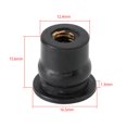 thumbnail image 2 of 10 Quantity M6 Rubber Well Nut Windscreen & Fairing 6mm Wellnuts Fits For 13mm Hole, 2 of 7