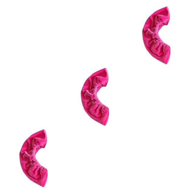 relayinert Lot de 2 Housses de Patins à Glace Élastiques Protège-Chaussures à Roulettes Unisexe Réutilisables Lavables Portatives Protection de Patinage Fournitures Rouge 3Ensemble