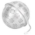 thumbnail image 3 of Ball Tea Strainer, Uniform Mesh, Rotating Lock Design Ball Seasoning Ball, For Tea Spices XXL, 3 of 8