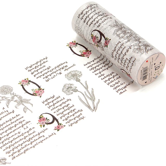 Coofit Craft Tapes Vintage Simple: Adhesive Masking Tapes Planner Tapes for DIY Crafts