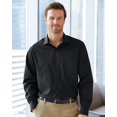 thumbnail image 5 of Van Heusen Mens Broadcloth Point Collar Solid Shirt, M, Blue, 5 of 5