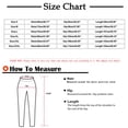 thumbnail image 3 of TIMIFIS Pants For Women Women Casual Cotton And Linen Solid Drawstring Elastic Waist Long Straight Pants Business Casual Pants For Women, 3 of 6