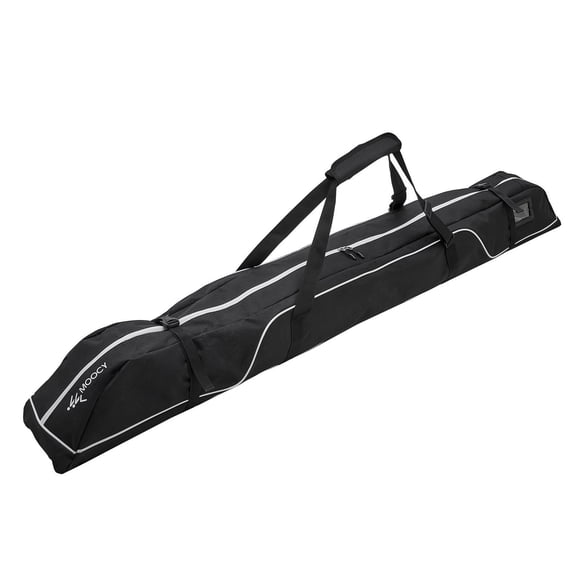Maoww Ski and Snowboard Bag Backpack with Heavy Duty Handle for Outdoor Gloves 192cm Black 172cm
