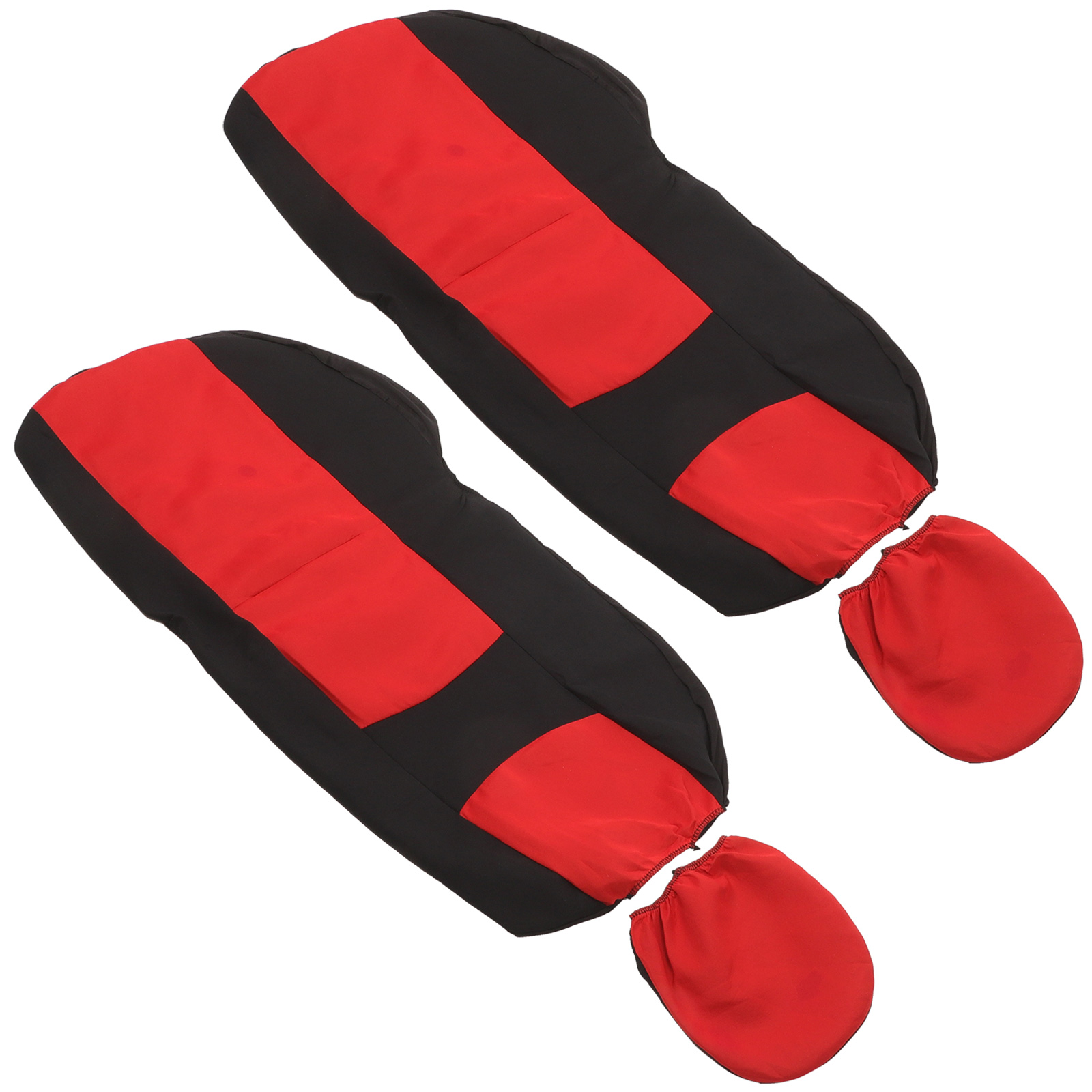 Greenadscape 3Pack Red Cotton Car Seat Cover Universal .7x22in