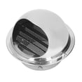 thumbnail image 2 of Grille Ronde de Ventilation, Grille d'Aération Ronde en Acier Inoxydable, Design Hémisphérique Imperméable avec Maille Fine pour Évents de Sécheuse pour Capots Extracteurs 130mm/5.1 Po, 2 of 8