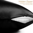thumbnail image 4 of Unique Bargains 100% Silk Pillow Case Cover Pillowcase, 4 of 8