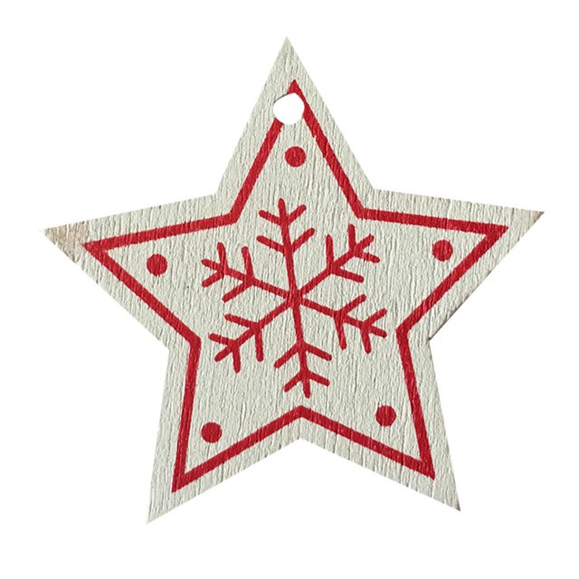 10PCS Heart Star Small Bell Ornament Party Hanging tree hanging Pendant Decoration Christmas Tree Wedding Decor