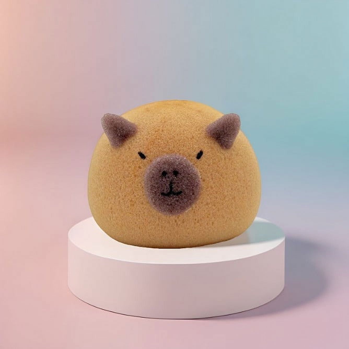 Amzcrzy Sponge Ball Kapibala Bath Sponge Ball Bath Face Wash Bath Sponge Soft Bath Scrub Kitchen Appliances Cleaning Supplies Home and Kitchen Kitchen Sponges Sponges for Dishes