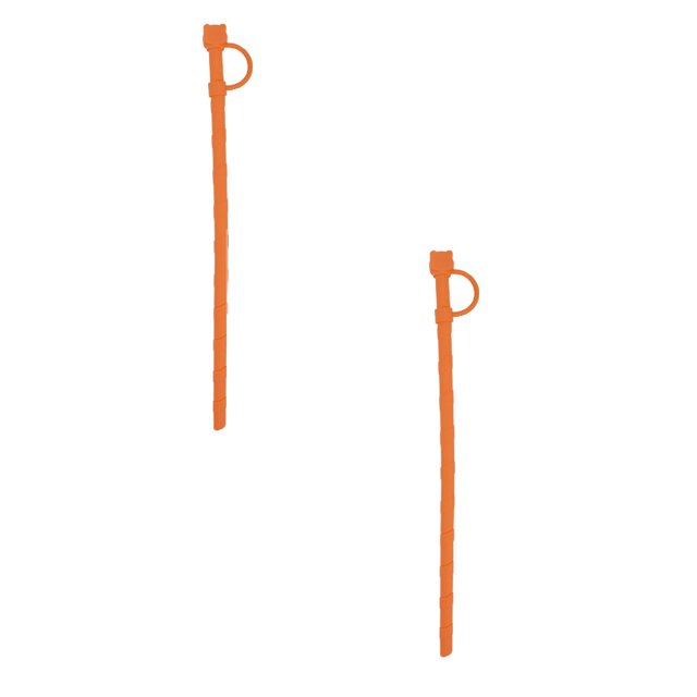 Oleegame 2PC Straw Accessories Reusable Silicone Set Baby Feeding Girl Cup Accessories For Kitchen Bar