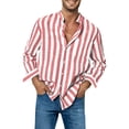 thumbnail image 1 of RXIRUCGD Cardigan à Boutons Imprimé Mode Décontractée pour Hommes, Manches Longues, Col Montant, Rouge, Taille : L, 1 of 6