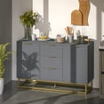 thumbnail image 2 of HOMCOM 3-Drawer Storage Cabinet Sideboard for Dining Room, Living Room, 2 of 5