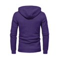 thumbnail image 4 of MesaSe Mens Hooded Sweater Coat With Solid Color Zipper Pocket In Autumn And Winter, 4 of 5