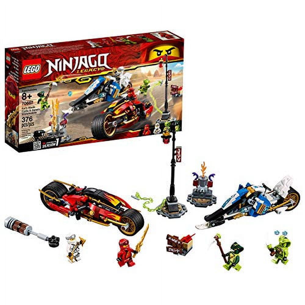 LEGO NINJAGO Legacy Kai?s Blade Cycle & Zane?s Snowmobile 70667
