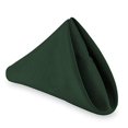 thumbnail image 2 of Lann's Linens - 12 Dozen 17" Cloth Dinner Table Napkins - Machine Washable Restaurant/Wedding/Hotel Polyester Fabric - Hunter Green, 2 of 4