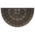 thumbnail image 1 of Achim Importing Co. RRM1830GS6 Raised Rubber Mat Grey Stone Slice 18x30, 1 of 5