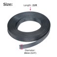 thumbnail image 2 of Labymos 21ft 3/4 Inch (20mm) Expandable Braided Cable Sleeve Cord Protector Tubing Sheath for Automotive, 2 of 8
