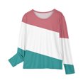 thumbnail image 4 of Vente de Chandails pour Tout-Petits Bébé Filles Manches Longues Imprimés Chandails Mignons Col Rond Hauts Habillés Décontractés Blouses Vêtements Bébé Chandails Manches Longues Roses 4T, 4 of 6