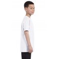 thumbnail image 2 of Jerzees T-Shirt à Manches Courtes Col Ras du Cou Youth DRI-POWER Active, S, Blanc, 2 of 3
