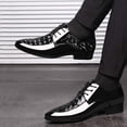 thumbnail image 4 of RKSTN Chaussures Habillées pour Hommes Mode Décontractée à Bout Pointu Chaussures en Cuir Confortables Chaussures Décontractées Chaussures en Cuir pour Hommes, 4 of 7