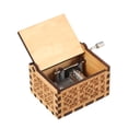 thumbnail image 1 of Amdohai Wood Music Box Mini Vintage Engraved Hand-Operated Musical Box Birthday Christmas Valentine's Day Exquisite Gift, 1 of 9