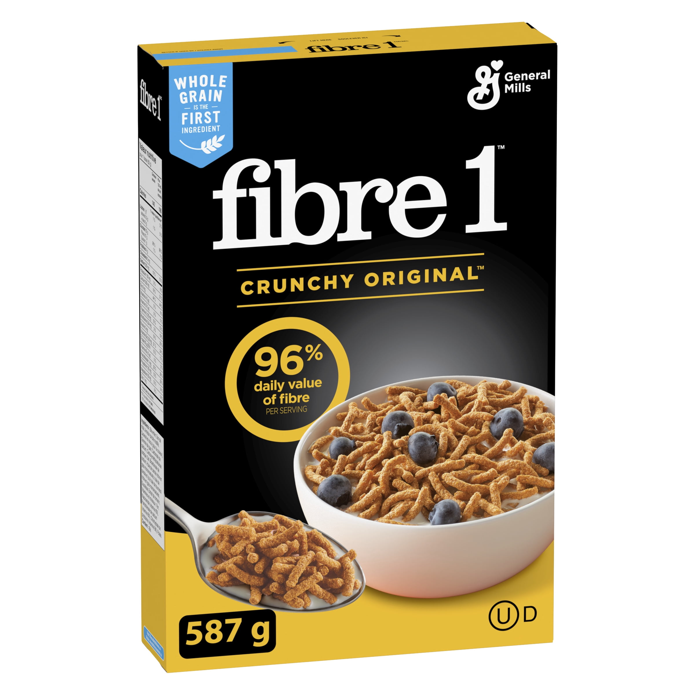 Fibre One Breakfast Cereal, Crunchy Original, High Fibre and Whole Grains, 587 g