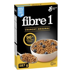 Fibre Un petit déjeuner céréales, original Crounchy, haut Fibre et des grains entiers, 587 g