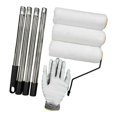 thumbnail image 3 of twisto 1 Piece Paint Roller Paint Roller Kit Extension Pole Frame Covers Wall Painting Application Brush Stainless Steel Lightweight Comprehensive Suitable for Home Kitchen Bathroom 4 Segments, 3 of 8