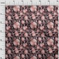 thumbnail image 3 of oneOone Polyester Spandex Wine Fabric Florals Sewing Craft Projects Fabric Prints By Yard 56 Inch Wide, 3 of 5