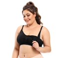 thumbnail image 2 of Women‘s Bra Wireless Maternity Seamless Front Buckle Breastfeeding Bra With Pads Plus Size, 2 of 4