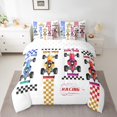 thumbnail image 2 of Go Kart Comforter Set 7 Piece Bed in a Bag Twin,Karting Race Cars,Racing Drift Kart Bedding Sets Extreme Sport Sheet Set with Comforter Competitive Game Room Decor, 2 of 5